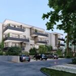 Vue perspective - Programme immobilier neuf - le jardin de lise
