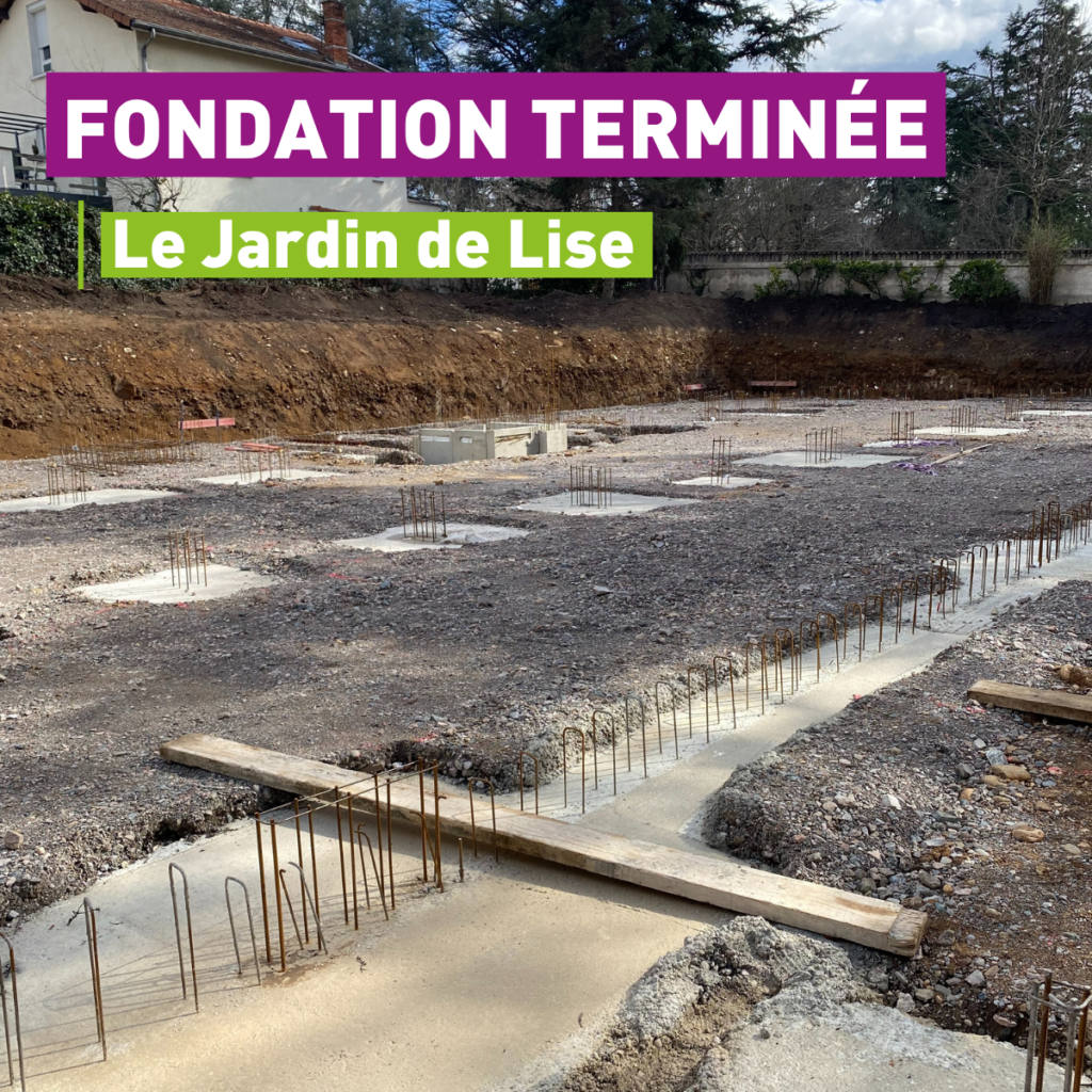 Fondation du terrain - Résidence Le Jardin de Lise- Andrézieux-Bouthéon