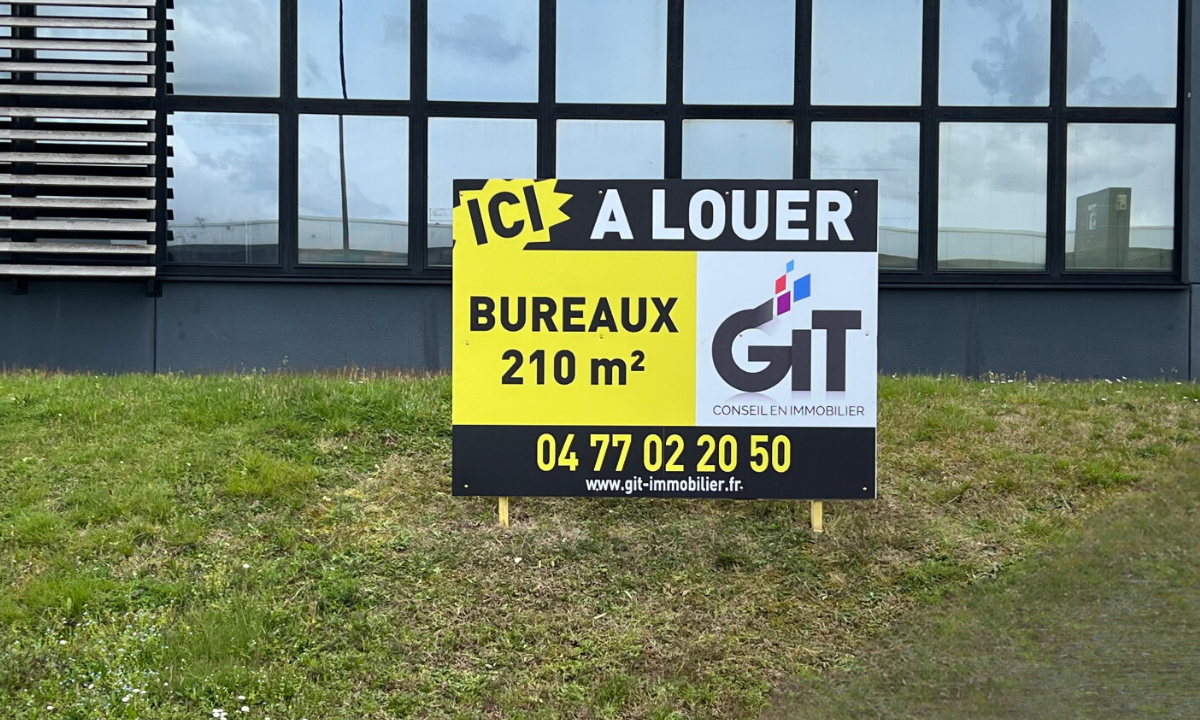 Panneau posé - A louer- GIT Immobilier